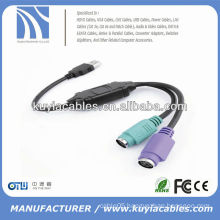 GOOD QUALITY USB AM TO PS/2 CABLE FOR MOUSE KEYBOARD